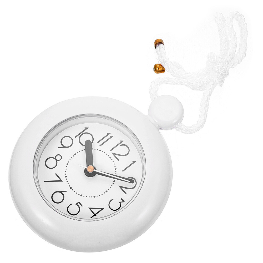 Small Toilet Wall Hanging Waterproof Bathroom Clock Hanging Clock Adorn