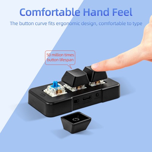MK321BT 3- Customized Keyboard with Mechanical Blue Switch USB+ T4E2 - Picture 6 of 8