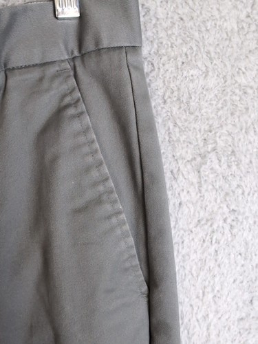 Banana Republic Pants Mens 36X30 Aiden Flat Front Chino Smoking Gray RN54023  - Picture 6 of 17