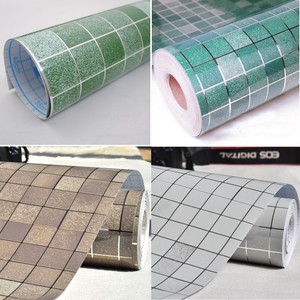 Details About Self Adhesive Mosaic Wall Paper Sticker Tile Wall Paper Bathroom Waterproof