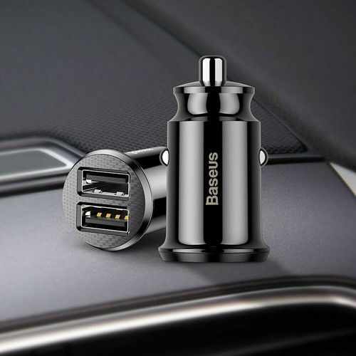 Mini Cargador Rápido USB Doble 5V/3.1A para Samsung S10 S9 S8 iPhone X XR XS 8 7 - Imagen 5 de 14