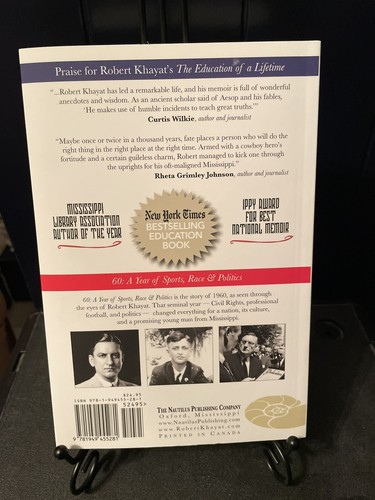 “60 A Year of Sports Race & Politics” 2021 Book by Robert Khayat (1st Ed Signed) - Picture 3 of 3