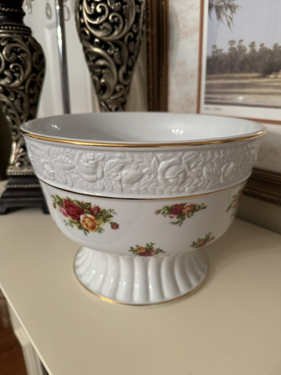 Royal Albert OLD COUNTRY ROSES Punch Bowl/Centerpiece Bowl