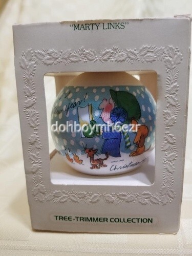 Hallmark 1980 Marty Links Ball Tree Trimmer Christmas Ornament - Bild 1 von 3