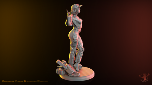 Saskia By Ritual Design Statue 3D Print Unpainted Unassembled - Picture 12 of 16