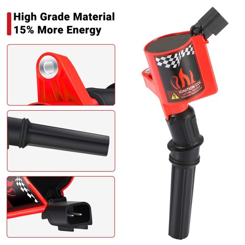 DG508 10PACK Ignition Coils For Ford F150 F250 Explorer 4.6L 5.4L 6.8L V8 V10 - Picture 3 of 19