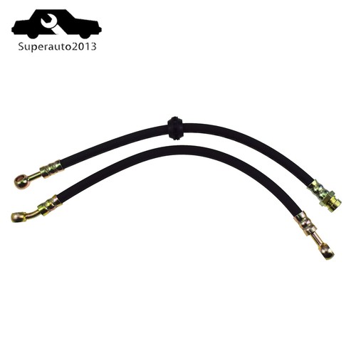 2PCS Brake Hose Upper + Lower Line Kit For Honda CB400F CB350F CB360 CB450 CB500 - Picture 4 of 8