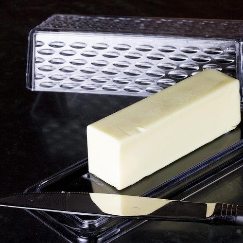 Chef Craft Select Plastic Butter Dish, One Size 7" Long, Clear - Picture 7 of 13