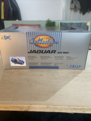 WELLY 94211030 1:24 SCALE JAGUAR XK180 DARK TOURQUISE MINT BOXED - Box Wear - Picture 7 of 9
