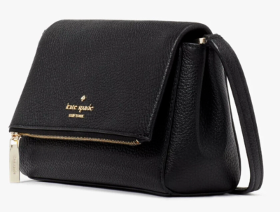 NWB Kate Spade Leila Mini Crossbody Black Leather Purse KE487 $329