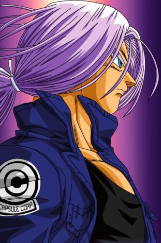 Future Trunks Art Poster | Purple Hair | Dragon Ball | DBZ | NEW | USA - Picture 1 of 1