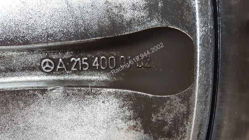 Mercedes AMG CL500 S600 430 S55 19x9.5 NEW Chrome BBS Rear Wheel Rim A2154000102 - Picture 7 of 10