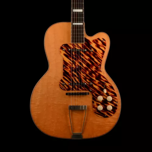 Vintage 1955 Kay Thin Twin Blonde Electric Guitar With OHSC