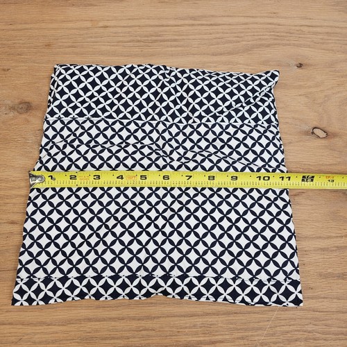 Dollhouse Bedspread Comforter Sheet Pillow Set Navy Blue White Geometric 11 inch - Picture 6 of 16