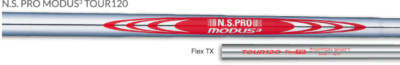 Mint Nippon NS PRO MODUS³ TOUR120, .355 Taper,  TX Flex, 4 to PW,W Set, 8 Pieces