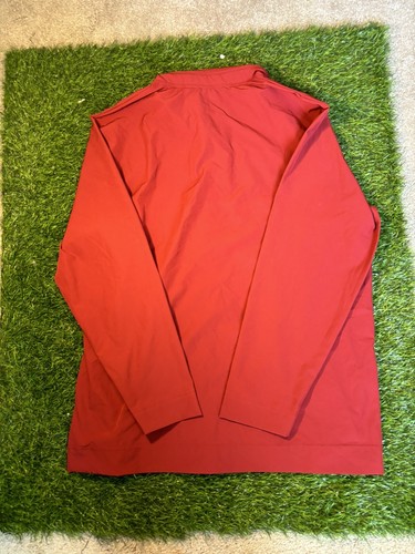 NIKE Alabama Crimson Tide LS 1/4 Zip Coach Jacket Men's Large Red DV6754-613 NWT - Picture 5 of 5