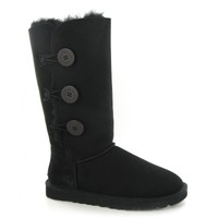 Ugg Australia Bailey Button Triplet Black Womens Boots Ugg Australia Bailey Button Triplet Black Womens Boots