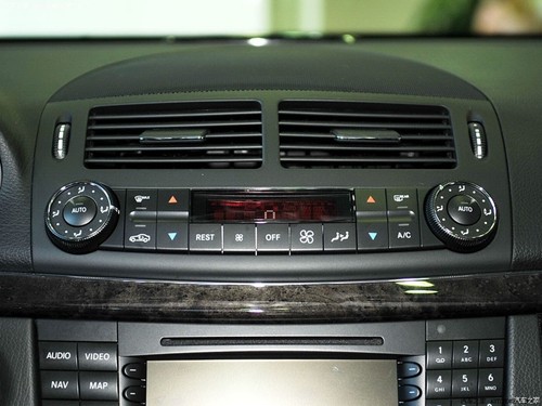 Front Center Air Vent Outlet Grille For Mercedes Benz E Class W211 2003-08 Gray - Foto 6 di 6