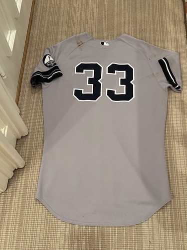 Nick Swisher Yankees 2010 Game Used Road Jersey Steiner Steinbrenner Sheppard - Picture 6 of 9
