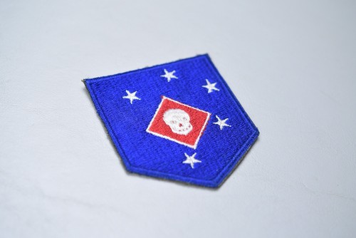 PARCHE DE HOMBRO ASALTANTE CUERPO DE MARINES DE EE. UU. DE LA SEGUNDA GUERRA MUNDIAL - CALAVERA SONRIENTE - Imagen 5 de 7