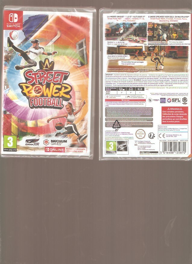 STREET POWER FOOTBALL !!! Le  Meilleur Jeu de Foot de Rue sur SWITCH : NEUF