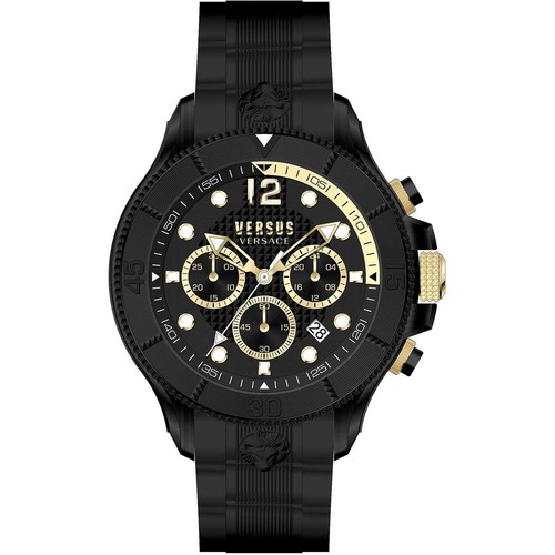 Temerity Tijdreeksen Bier Mens Wristwatch VERSUS Versace VOLTA VSPVV0320 Chrono Silicone Black Golden | eBay Temerity Tijdreeksen Bier Mens Wristwatch VERSUS Versace VOLTA VSPVV0320 Chrono Silicone Black Golden | eBay