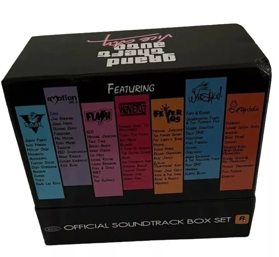 アニメ GTA Vice City Official Soundtrack BoxSet Grand Theft Auto Vice City Official Soundtrack Box Set (EXK