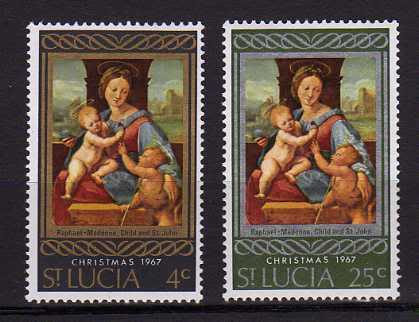 15508) ST. LUCIA 1967 MNH** Nuovi** Christmas - Natale 15508) ST. LUCIA 1967 MNH** Nuovi** Christmas - Natale