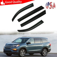 Fit For Honda Pilot 2016-2022 Window Visors Vent Sun Shade Rain Wind Deflector
