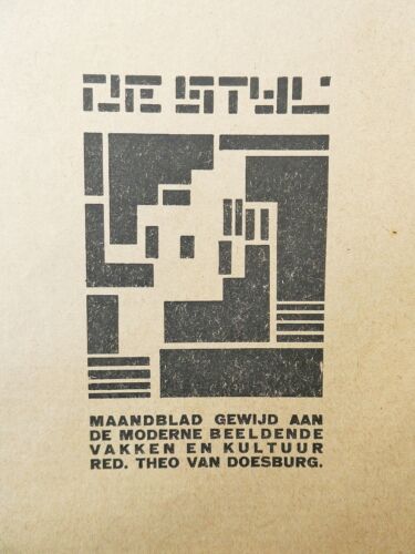 DE STIJL II(1919)-10; incl. 2 inserts; RARE! Theo van Doesburg - Picture 2 of 9