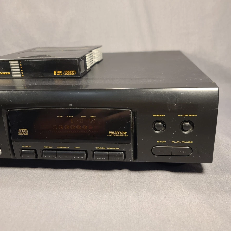 Cambiador reproductor de CD Pioneer PD-M403 cargador de 6 discos solo piezas de juego múltiple Foto 3 de 4