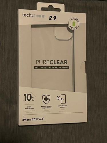 tech21 PureClear Case - iPhone 11 Pro Max - Antimicrobial & 10ft Drop Protection - Picture 1 of 2
