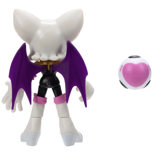 New Sonic The Hedgehog Rouge 4" Toy Figure With Heart Bomb - Picture 5 of 5