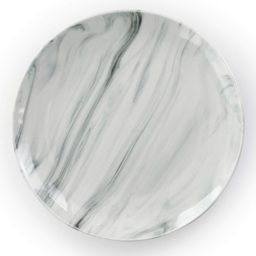 16 Piece Fine Round Gloss Dinnerware Dish Set Marble Microwave/Dishwasher Safe - Picture 9 of 12