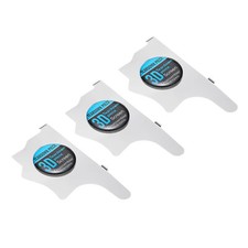 Stainless Steel Metal Flat Curved Spudger 0.12mm Thin Pry Opening Tool 3pcs