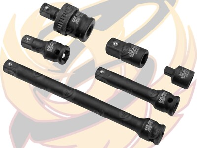 US PRO INDUSTRIAL Universal Joint Impact Socket Set 1/4" 3/8" 1/2" DR In EVA Foam Tray 3984 - Foto 6