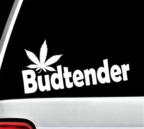 Budtender Marihuana Cannabis Hanf Bauer medizinische Apotheke 420 Aufkleber Auto M1124