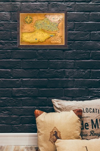 Gothic 3 Weltkarte im Spiel - detailliertes, hochwertiges Fantasy Karte Poster - Bild 7 von 9