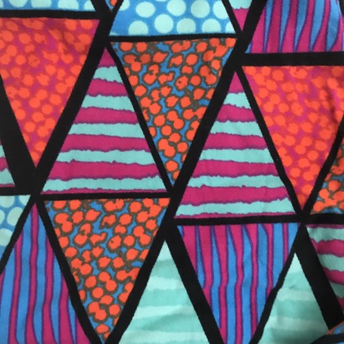 NWT LulaRoe OS Leggings Patchwork Halloween 80s Party Geometric One Size New LLR - Picture 3 of 4