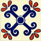 Mexican Tile Folk Art Handmade Talavera Backsplash Handpainted Mosaic # C023