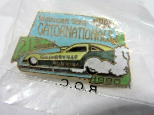 NHRA 90 21st Annual Gatornationals Gainesville FL Drag Racing Event Pin - Picture 1 of 2