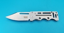 SOG Cash Card Frame Lock Knife Stainless Steel Money Clip!