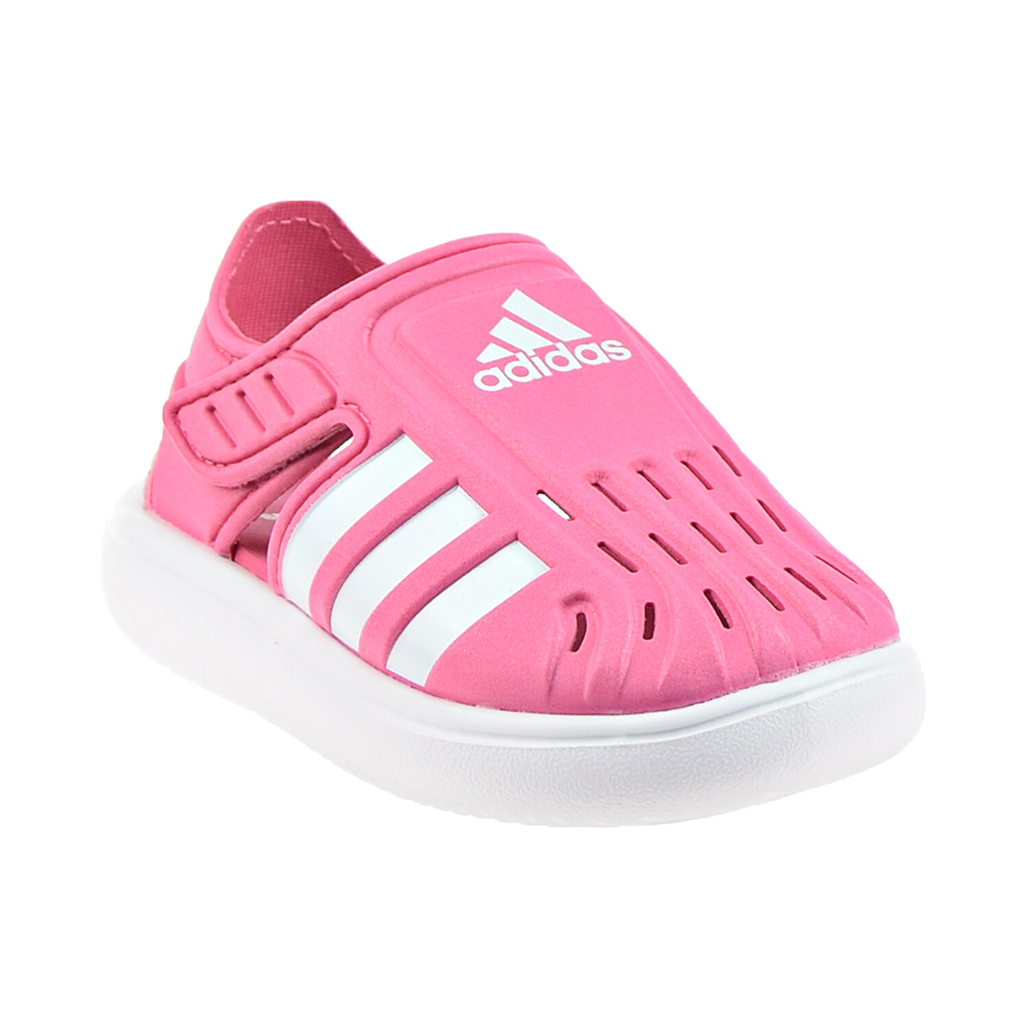 Adidas Closed-Toe Summer Water Sandals Toddler's Shoes Rose/Cloud White gw0390 - Picture 2 of 6