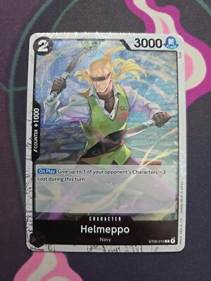 Helmeppo ST06-010 Pirate Flag Foil PRB One Piece Card Game TCG