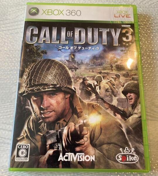 Xbox360 Call of Duty 3 Japanese Games With Box Tested Genuine eBay