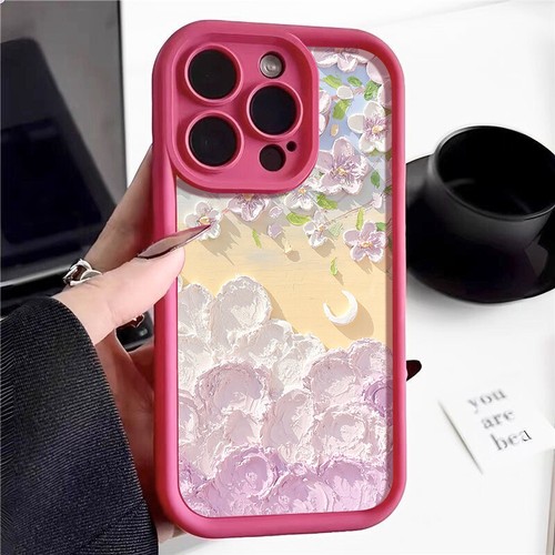 For iPhone 16 15 14 Pro Max 13 12 11 XS 8 Case ShockProof Flower Soft Slim Cover - Picture 16 of 21