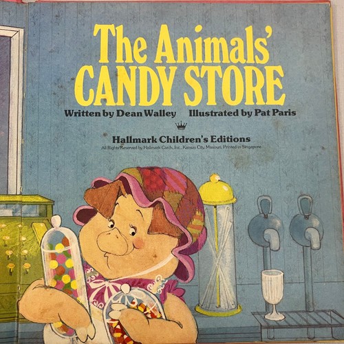 The Animals' Candy Store A Hallmark Play-Time Book Scratch and Sniff Hardcover - Picture 6 of 8