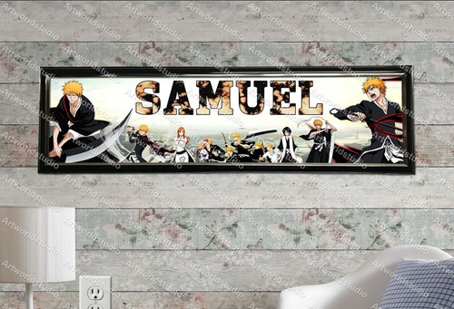 Bleach - Personalisiertes Name Poster Individuell Geburtstag Party Banner Deko - Bild 3 von 5