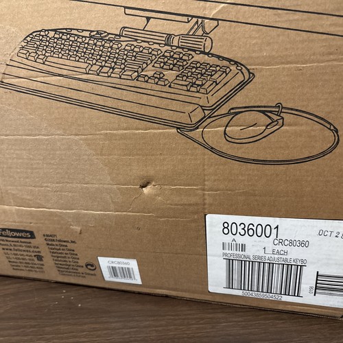 Fellowes Adjustable Keyboard Tray  - 第 5/7 張圖片