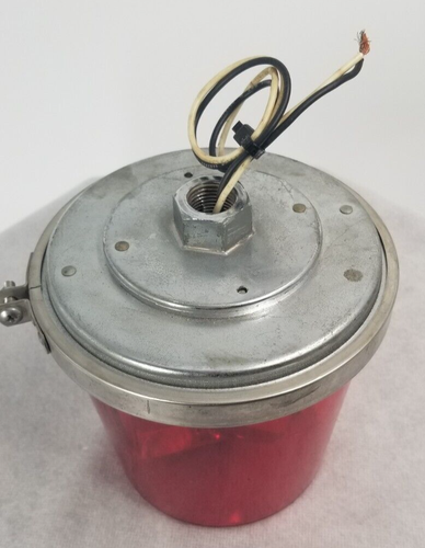 Edwards AdaptaBeacon Signal Appliance Lamp Assembly Hardwired 52-R Red - Bild 4 von 4
